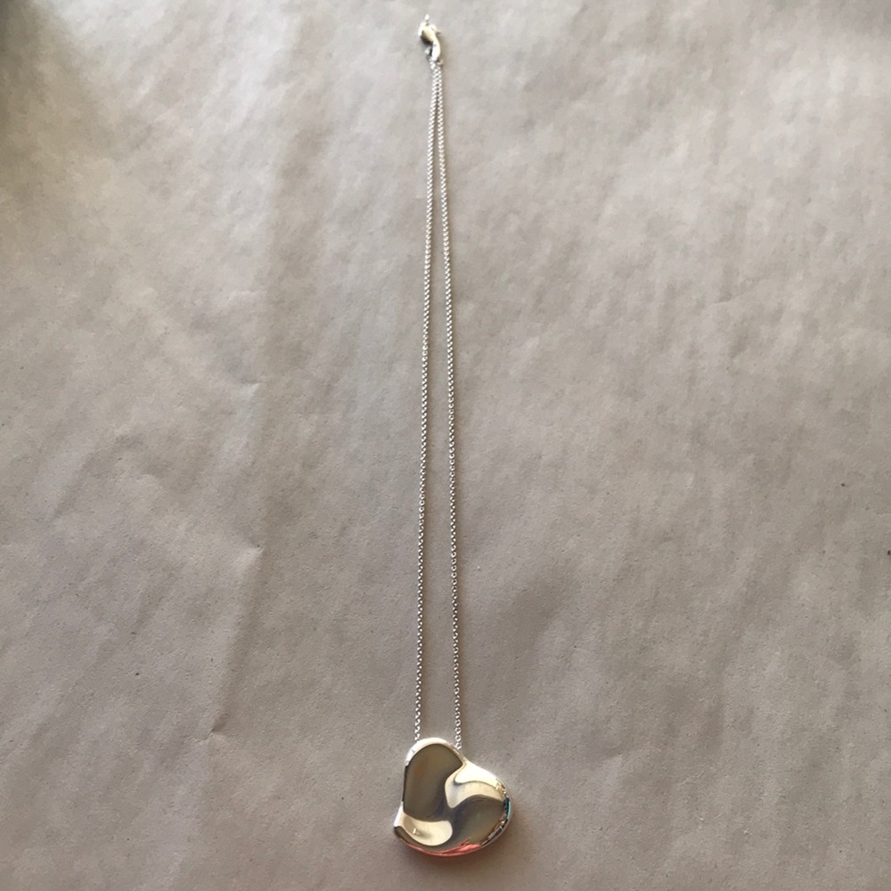 ๐ Tiffany Elsa Perretti Full Heart Necklace ๐ - Picture 1 of 8